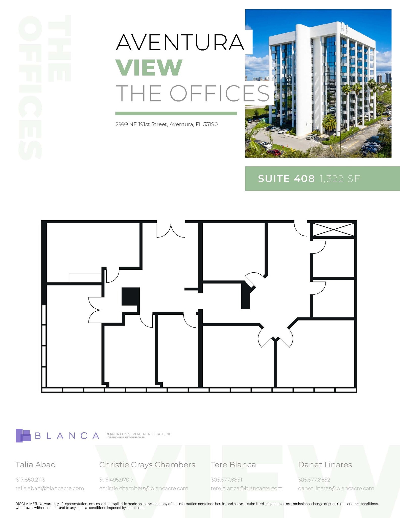 2999 NE 191st St, Aventura, FL à louer Plan d’étage– Image 1 sur 1