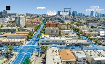 800-814 S Vermont Ave, Los Angeles, CA - Vue aérienne vue de carte