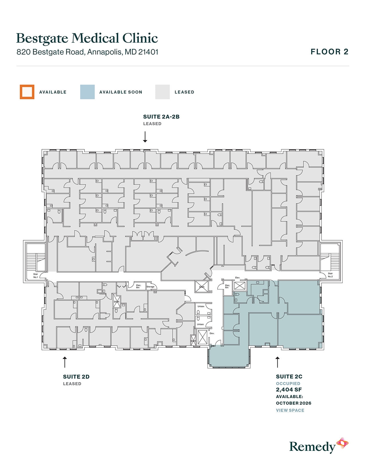 820 Bestgate Rd, Annapolis, MD à louer Plan d’étage– Image 1 sur 10