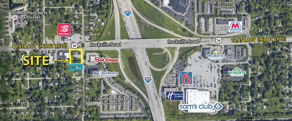 6301 Rockville Rd, Indianapolis, IN à vendre - Photo de l’immeuble – Image 3 sur 3