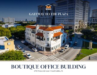 Plus de détails pour 2701 Ponce de Leon Blvd, Coral Gables, FL - Bureau à louer
