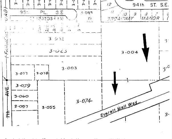 909 SE Everett Mall Way, Everett, WA à vendre - Plan cadastral – Image 3 sur 3