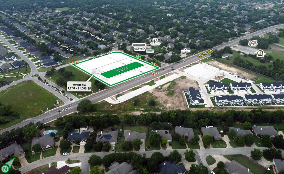 2551 Blue Meadow Dr, Temple, TX à louer - Aérien – Image 2 sur 2