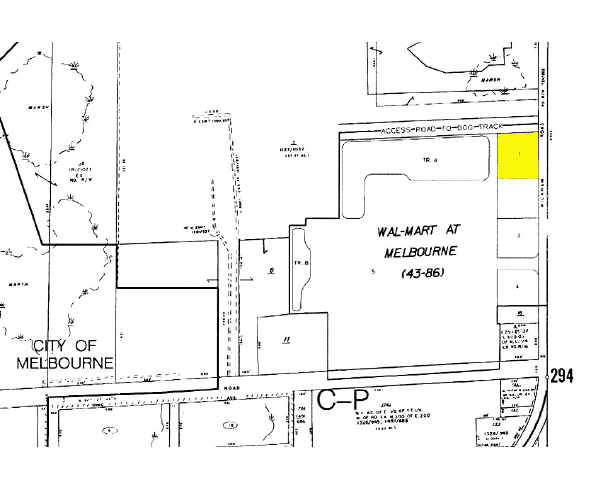 1070 N Wickham Rd, Melbourne, FL à louer - Plan cadastral – Image 3 sur 5