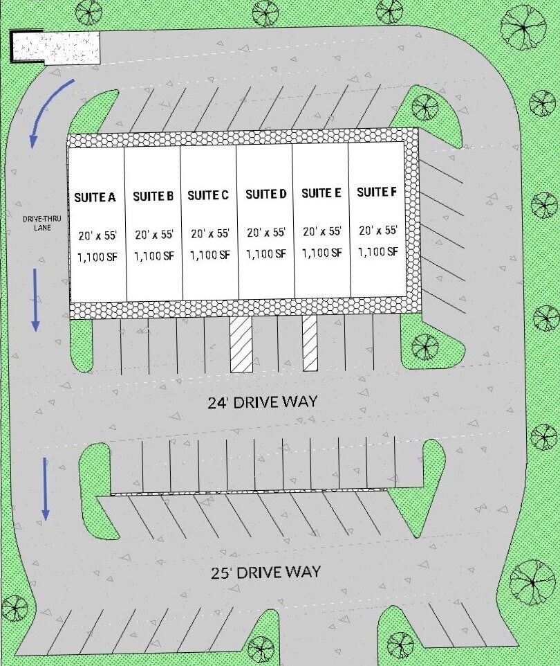 3002 US 70, Dickson, TN à louer Plan de site– Image 1 sur 2