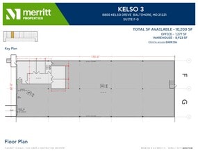8841-8867 Kelso Dr, Essex, MD à louer Plan d’étage– Image 1 sur 1