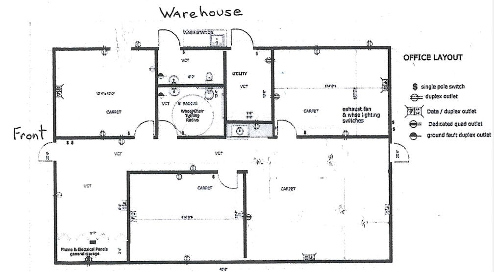21 Curtis Ct SW, Cartersville, GA à louer Plan d’étage– Image 1 sur 1