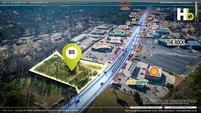 4511 E Johnson Ave, Jonesboro, AR - Vue aérienne vue de carte - Image1