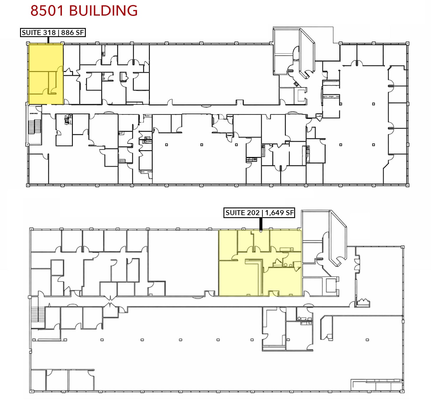 8600 LaSalle Rd, Towson, MD à louer Plan d’étage– Image 1 sur 1