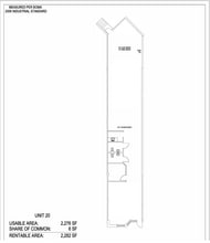 1100 Dearness Dr, London, ON à louer Plan d’étage– Image 1 sur 1