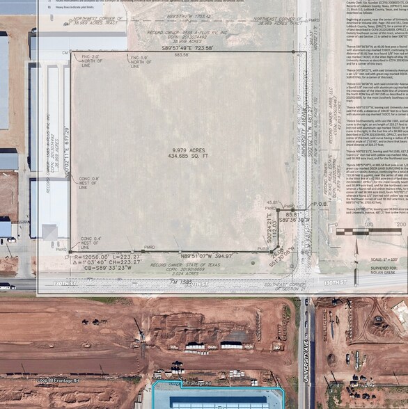 Loop 88 and University Ave ave, Lubbock, TX à vendre - Plan cadastral – Image 3 sur 5