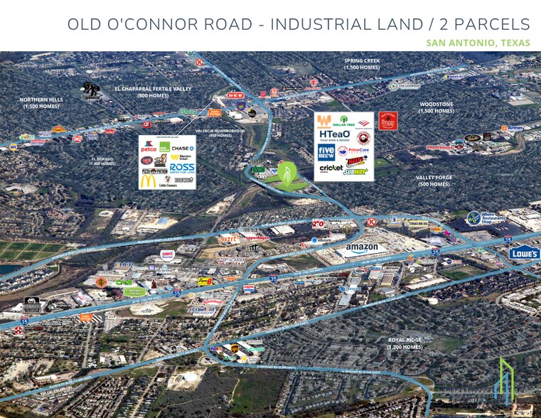 12500 Old O'Connor Rd, San Antonio, TX à vendre - Aérien – Image 2 sur 2