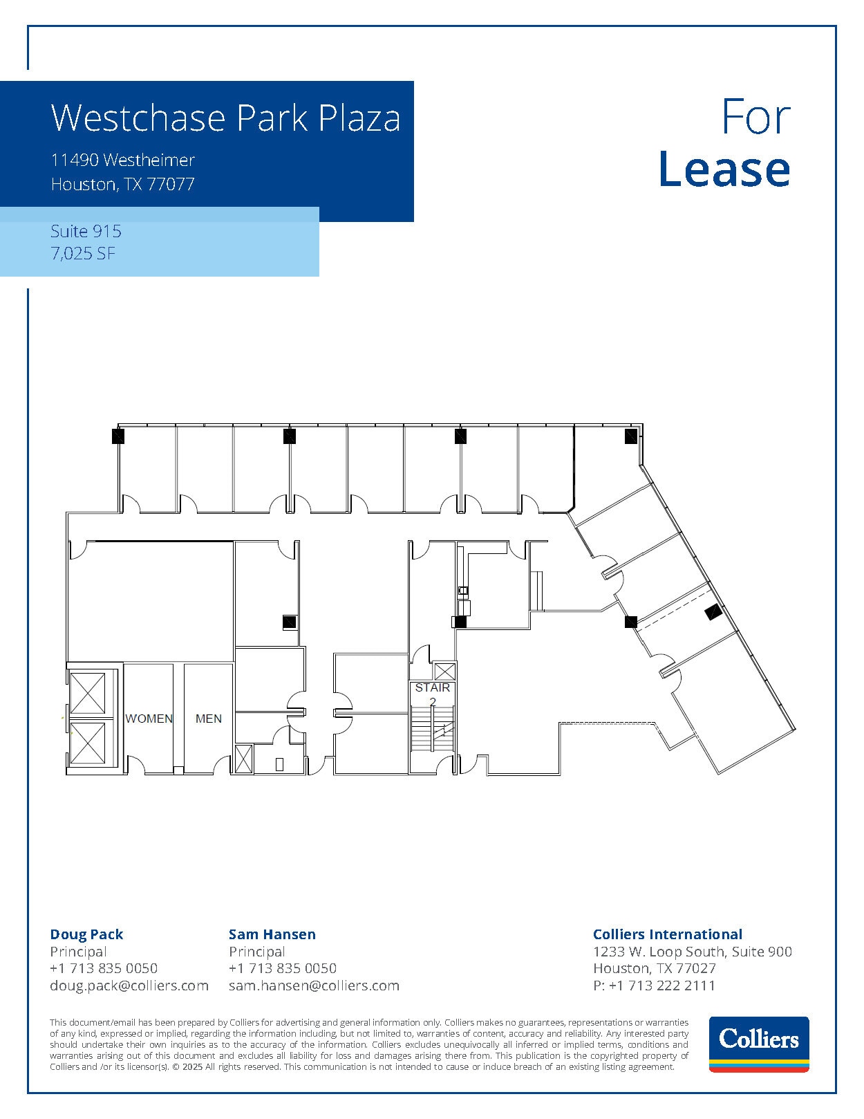 11490 Westheimer Rd, Houston, TX à louer Plan d’étage– Image 1 sur 1