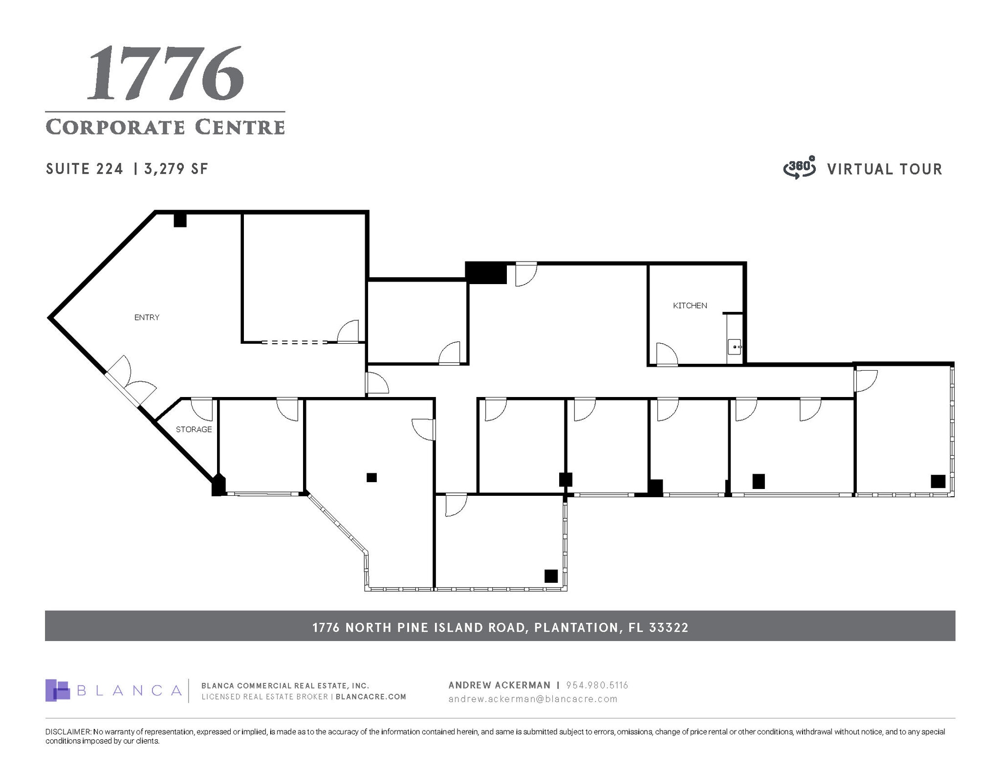 1776 N Pine Island Rd, Plantation, FL à louer Plan d’étage– Image 1 sur 1