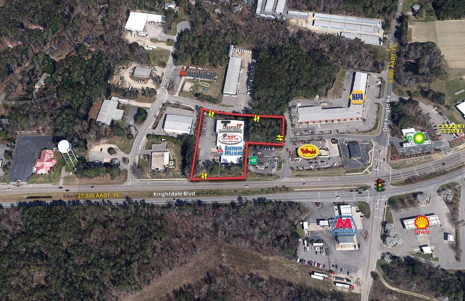 7513 Us Highway 64 E, Knightdale, NC à vendre - Aérien – Image 2 sur 7