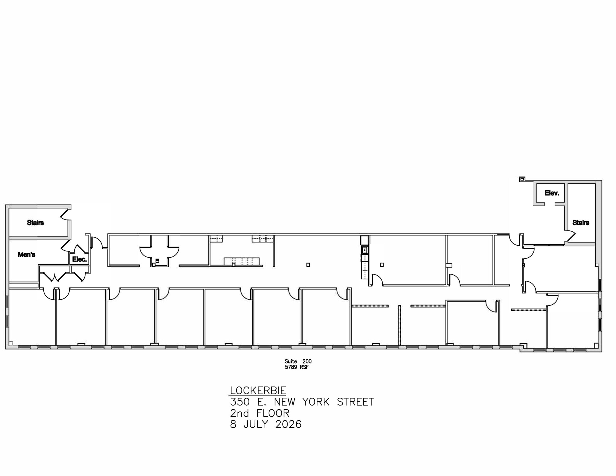 350 E New York St, Indianapolis, IN à louer Plan de site– Image 1 sur 1