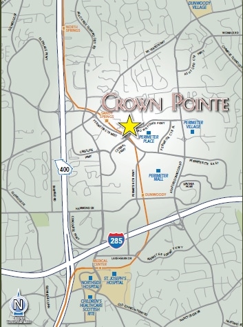 1050 Crown Pointe Pkwy, Atlanta, GA à louer - Aérien – Image 3 sur 38