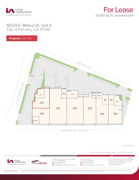 19224 E Walnut Dr N, City Of Industry, CA à louer - Plan de site – Image 2 sur 2