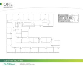 1 Greenway Plz, Houston, TX à louer Plan d’étage– Image 1 sur 2