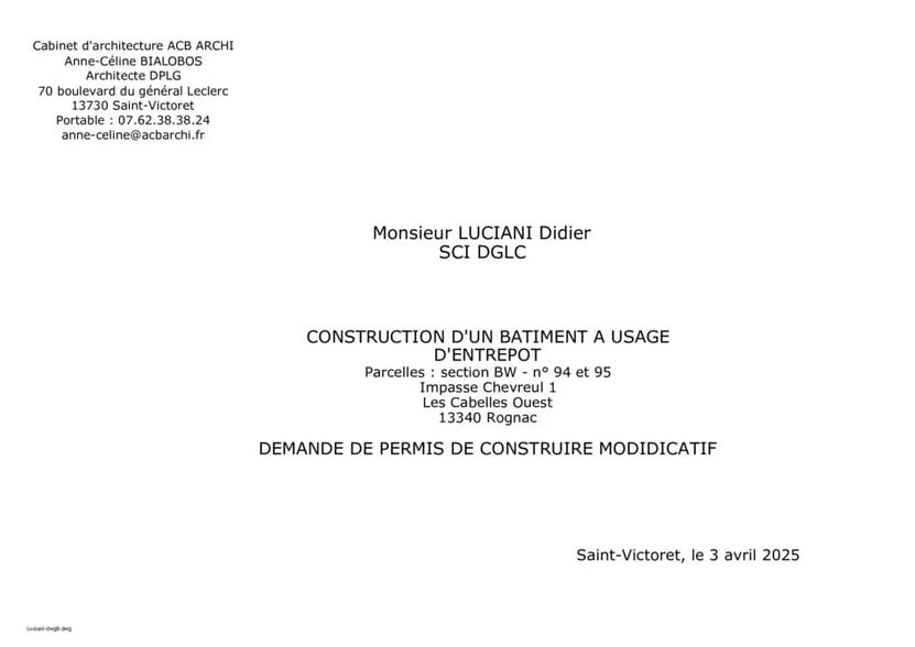 Local d’activités dans Rognac à louer - Plan d’étage – Image 2 sur 6
