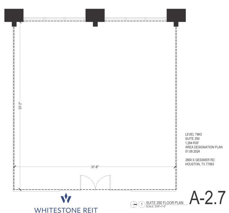 2600 S Gessner Rd, Houston, TX à louer Plan d’étage– Image 1 sur 1