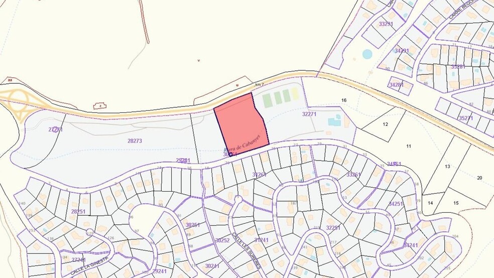 Terrain dans Vidreres, Gerona à vendre - Plan cadastral – Image 3 sur 3