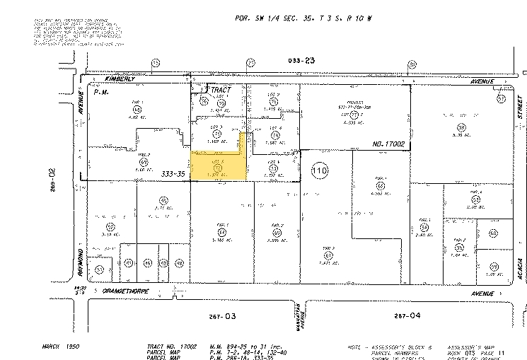 850-851 Enterprise Ave, Fullerton, CA à louer - Plan cadastral – Image 2 sur 2