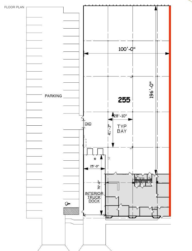 255-257 Beinoris Dr, Wood Dale, IL à louer Plan d’étage– Image 1 sur 1