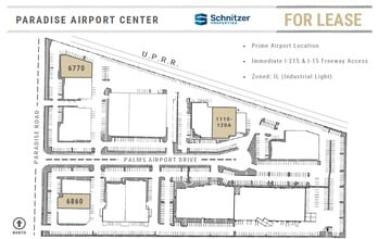 1110 Palms Airport Dr, Las Vegas, NV à louer Plan de site– Image 2 sur 4