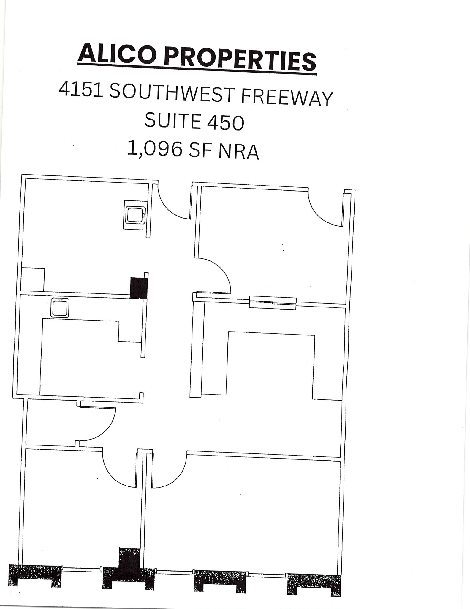 4151 Southwest Fwy, Houston, TX à louer Plan d’étage– Image 1 sur 1