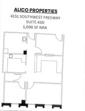 4151 Southwest Fwy, Houston, TX à louer Plan d’étage– Image 1 sur 1