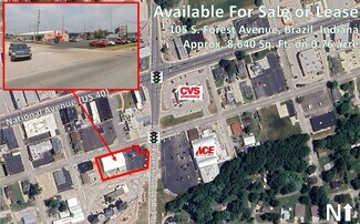 Plus de détails pour 105 S Forest Ave, Brazil, IN - Local commercial à vendre