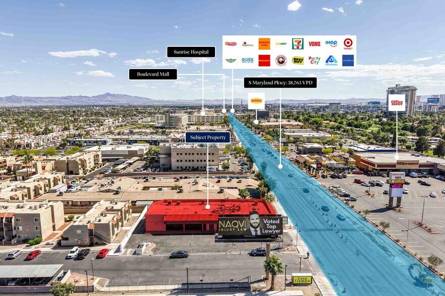 2810 S Maryland Pky, Las Vegas, NV à vendre - Photo principale – Image 1 sur 7