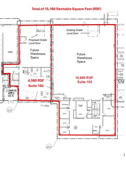 40 Albion Rd, Lincoln, RI à louer - Plan d’étage – Image 2 sur 9