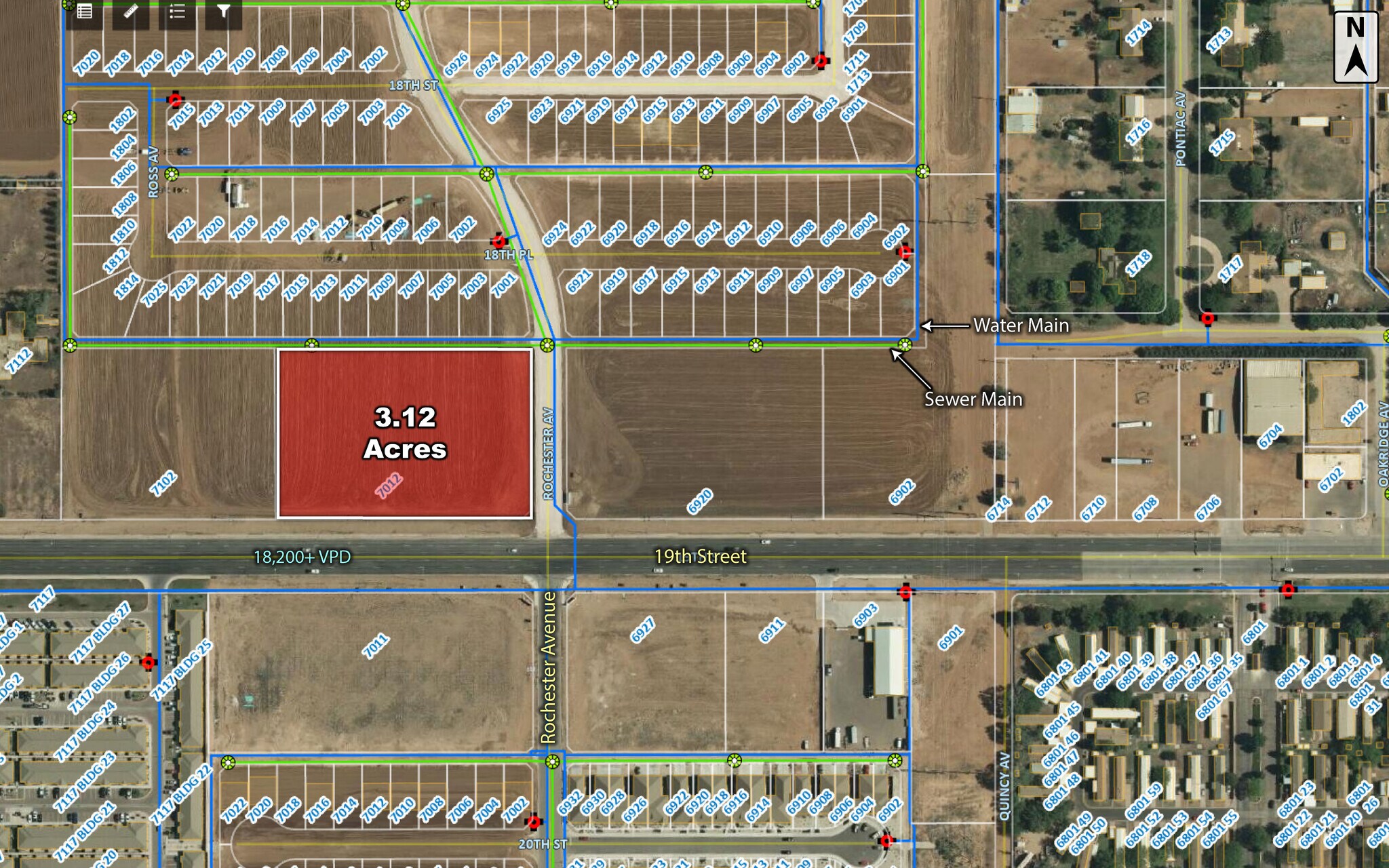 19th St & Rochester Ave, Lubbock, TX à vendre Photo principale– Image 1 sur 3