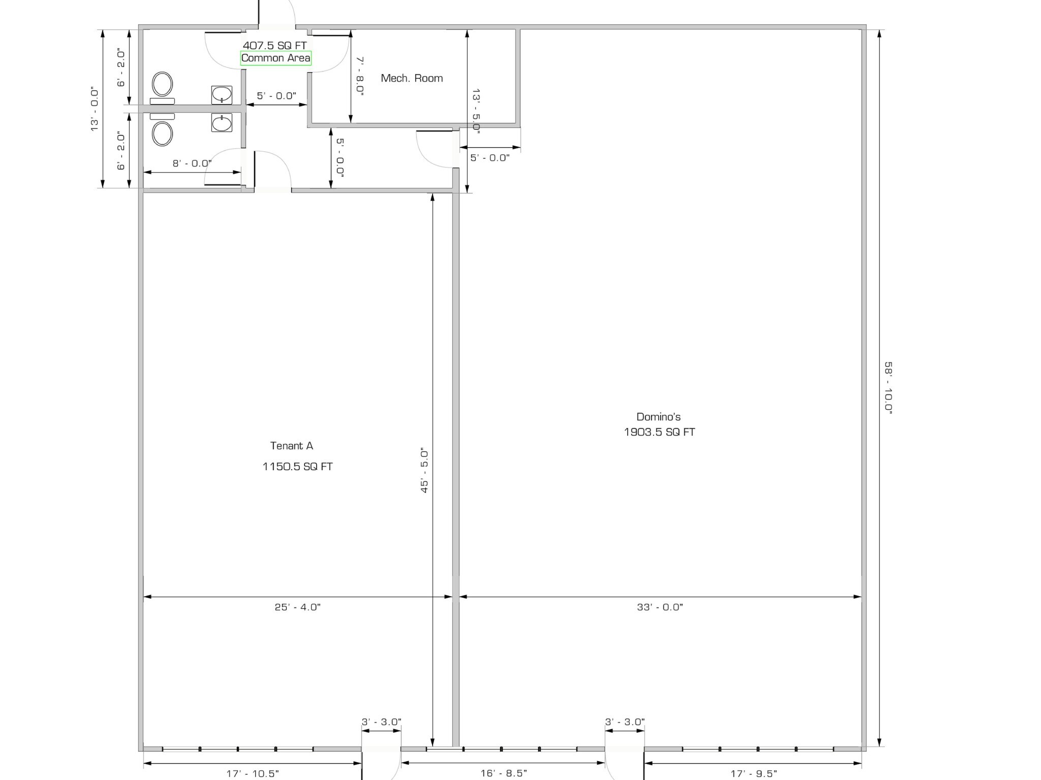 130 Gateway Dr NE, East Grand Forks, MN à louer Plan d’étage– Image 1 sur 2