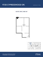 9720 Cypresswood Dr, Houston, TX à louer Plan d’étage– Image 1 sur 1