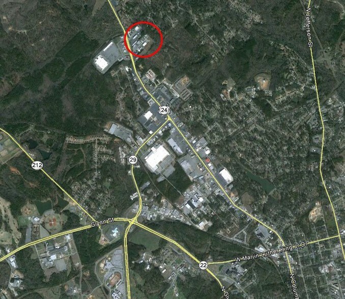 2601 N Columbia St, Milledgeville, GA à louer - Aérien – Image 2 sur 3