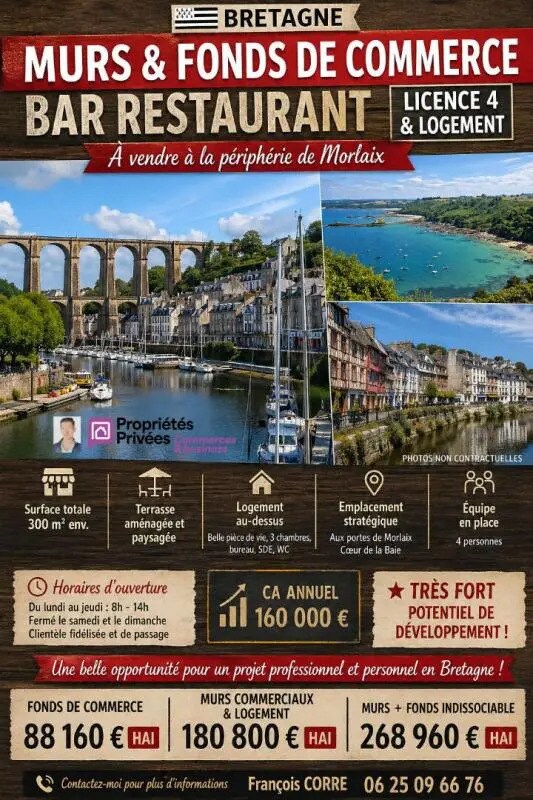 Local d'activités dans Morlaix à vendre Photo de l’immeuble– Image 1 sur 3