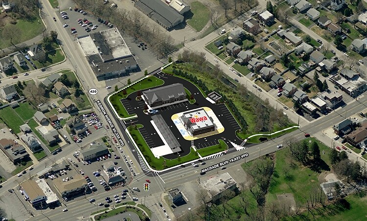 Kedron Ave & Macdade Blvd, Folsom, PA à louer - Aérien – Image 2 sur 7