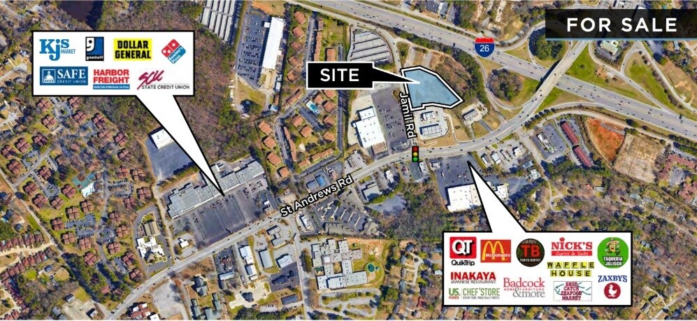 127 Jamil Rd, Columbia, SC à vendre Aérien– Image 1 sur 5