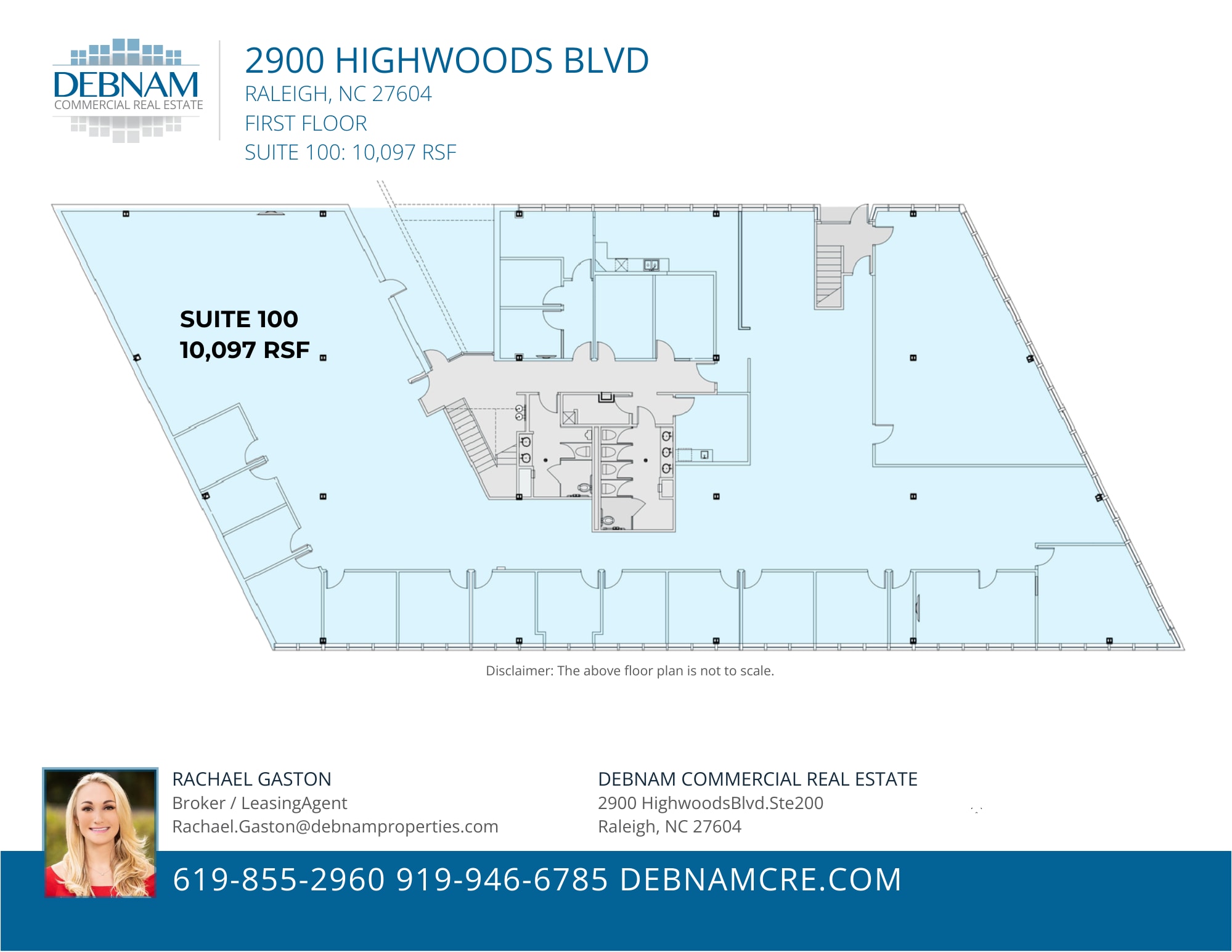 2900 Highwoods Blvd, Raleigh, NC à louer Plan d’étage– Image 1 sur 1