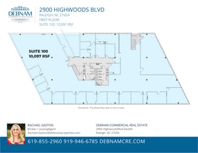 2900 Highwoods Blvd, Raleigh, NC à louer Plan d’étage– Image 1 sur 1