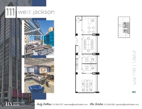 111 W Jackson Blvd, Chicago, IL à louer Plan d’étage– Image 1 sur 2