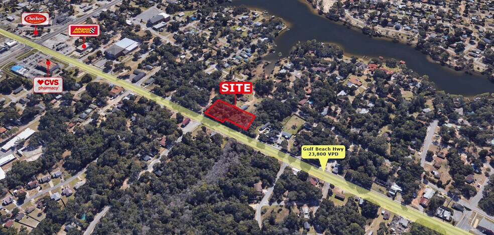Gulf Beach Hwy, Pensacola, FL à vendre - Photo de l’immeuble – Image 3 sur 7