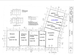 193 Lowes Dr, Pittsboro, NC à louer Plan d’étage– Image 1 sur 6