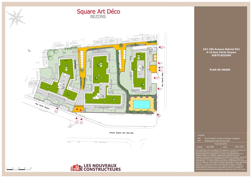 Rue Gabriel Reby, Bezons à vendre - Plan d’étage – Image 3 sur 3