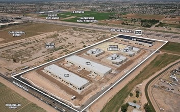 596 E Germann Rd, Gilbert, AZ - Vue aérienne vue de carte - Image1