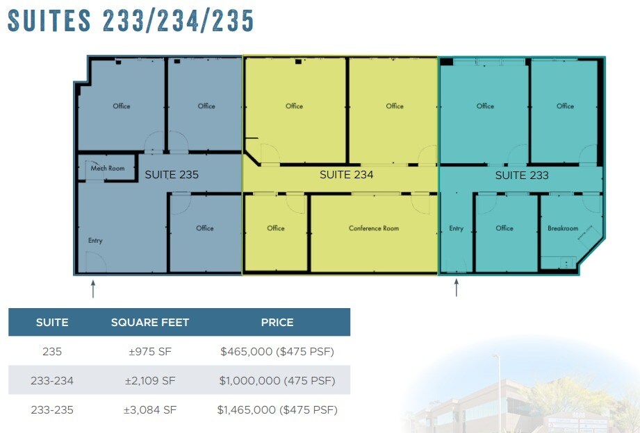 9888 Carroll Centre Rd, San Diego, CA 92126 - Lot 233-234 -  - Plan d’étage - Image 1 of 1