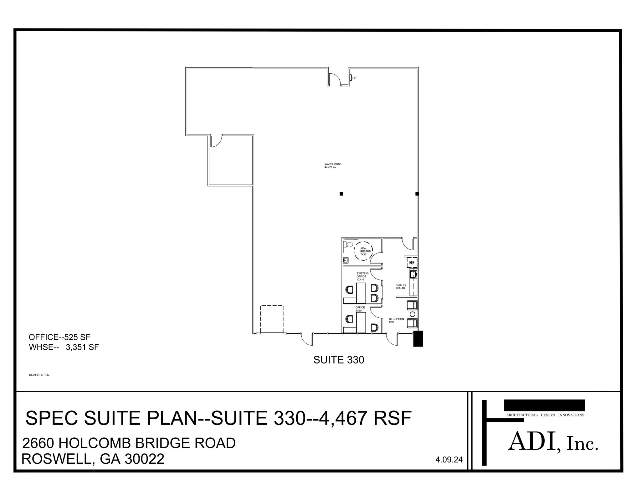 2660 Holcomb Bridge Rd, Roswell, GA à louer Plan de site– Image 1 sur 1